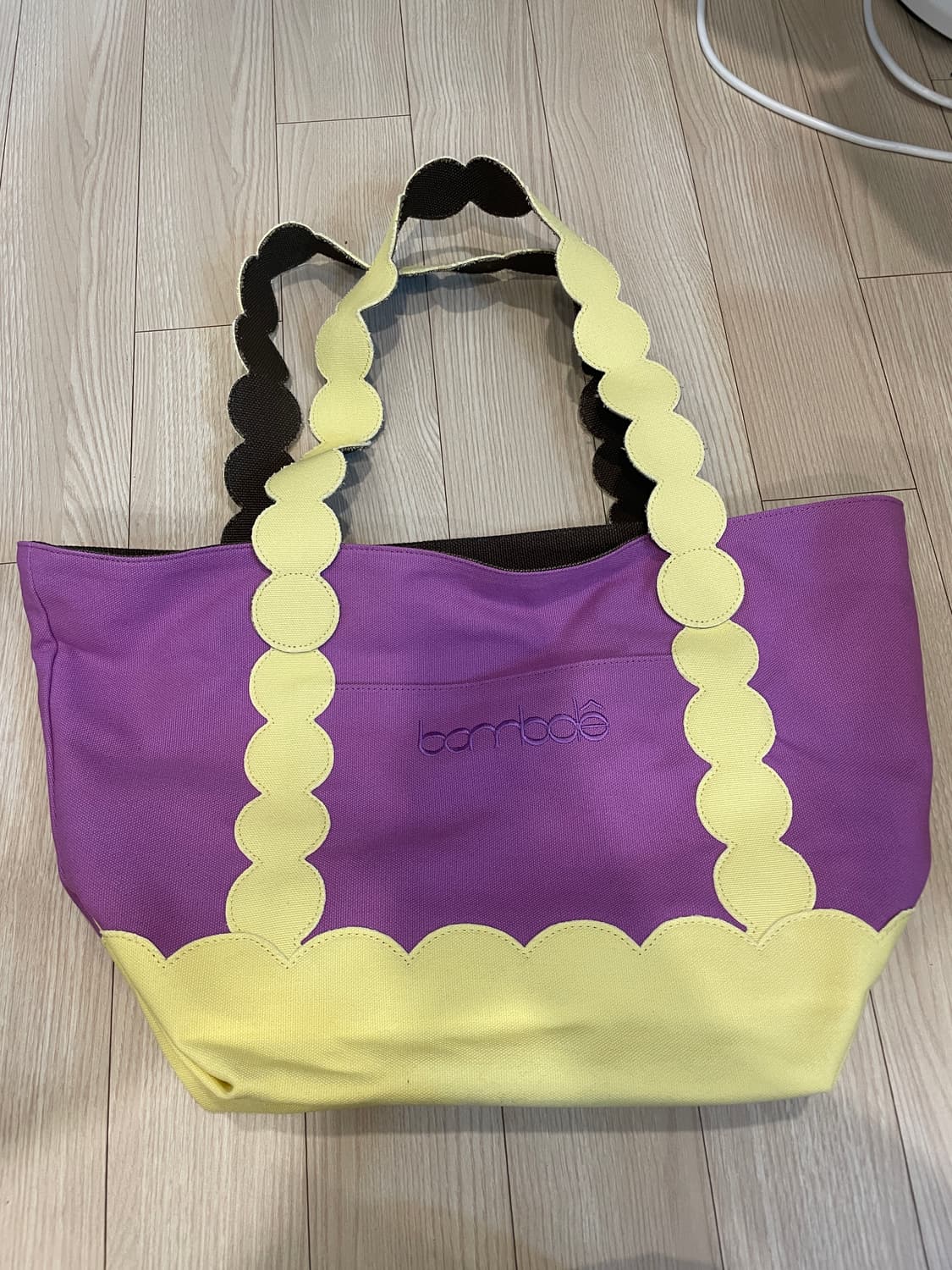 밤볼레Friends Bag (Purple&Yellow) 오늘 구매시13 상품이미지4