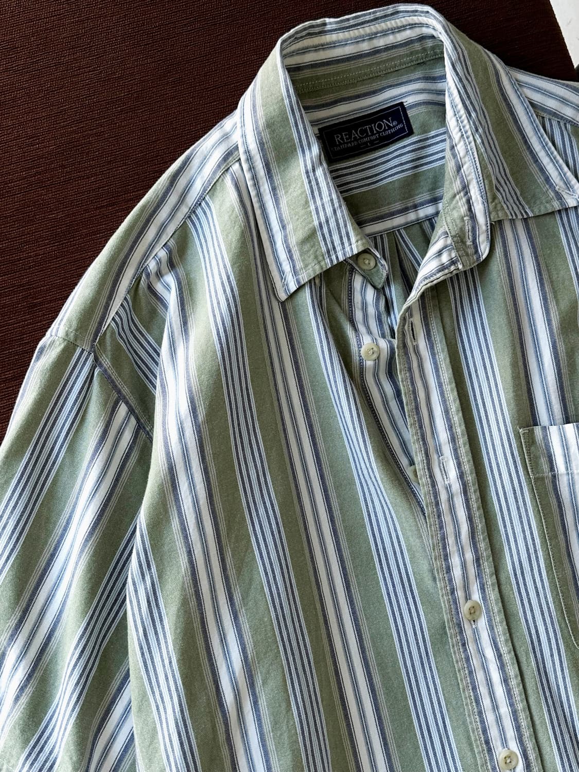 Natural cotton stripe design H/S shirt 상품이미지4