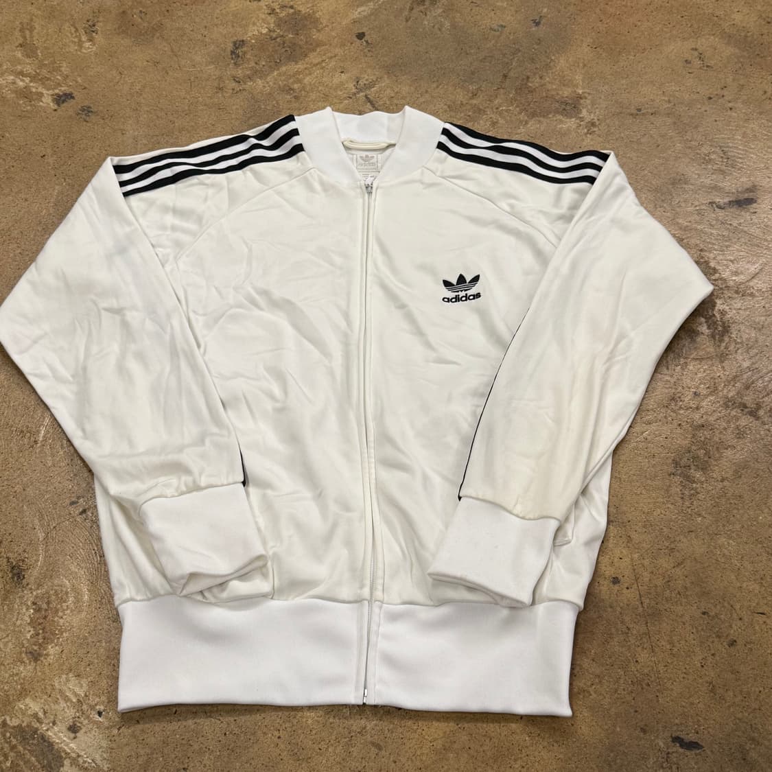 아디다스 화이트 블랙 흰검 파이어버드 져지 상품이미지2