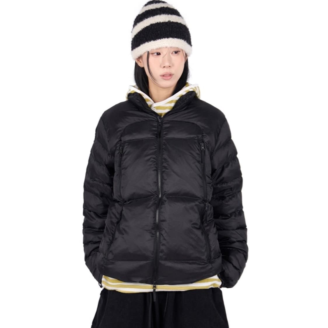 릿킴 에어 쉘 다운 자켓 경량패딩 패딩 블랙 상품이미지1