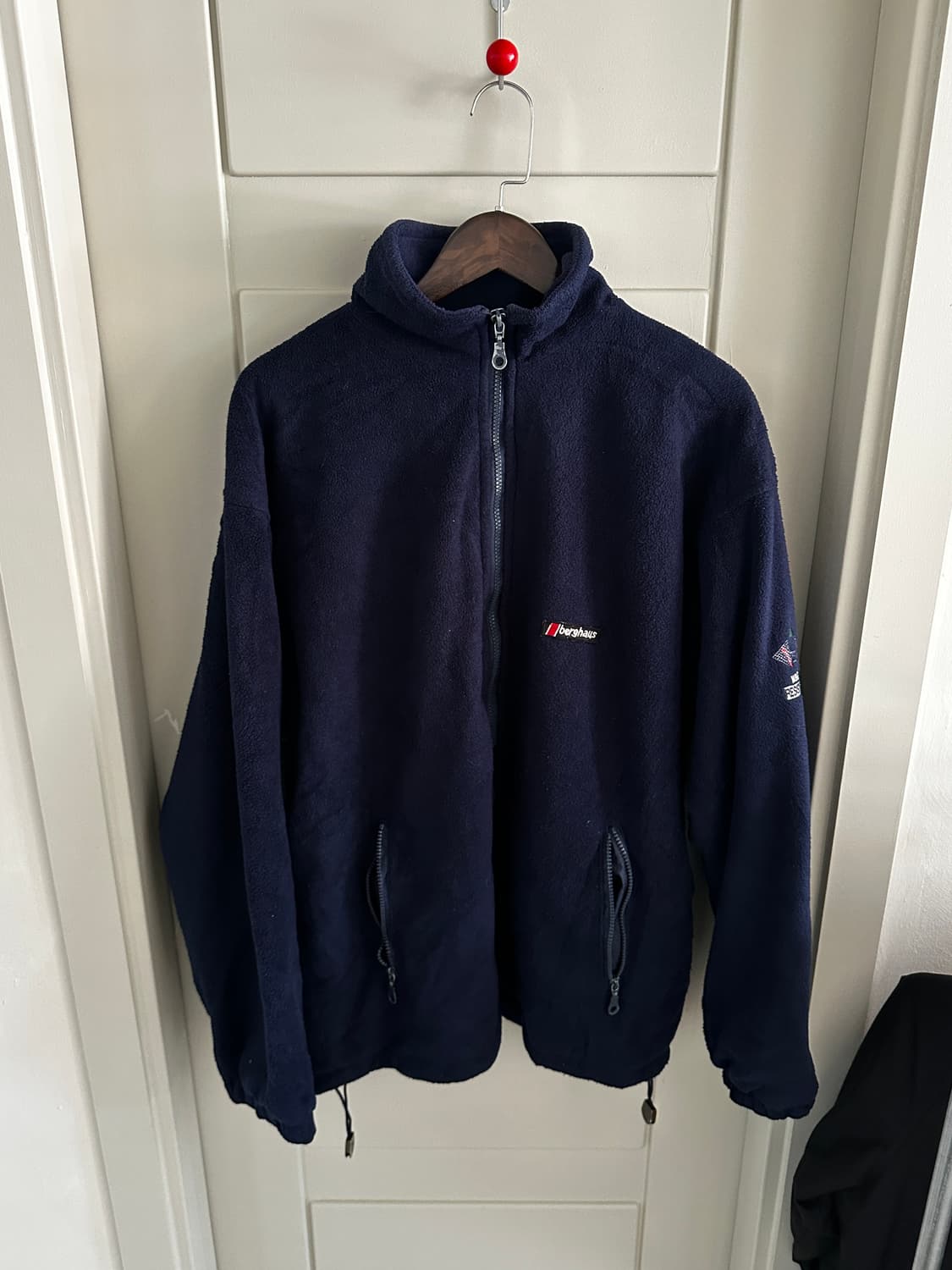 90s BERGHAUS 윈드 레지스턴트 플리스 집업 상품이미지1