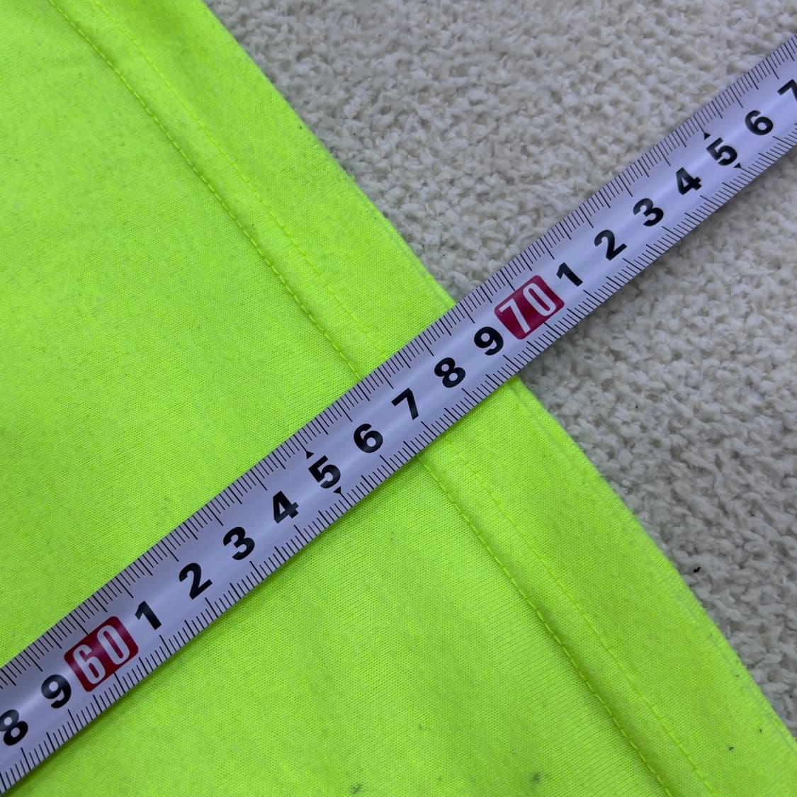 XL 요지야마모토 형광 반팔 티셔츠 0319E 상품이미지6