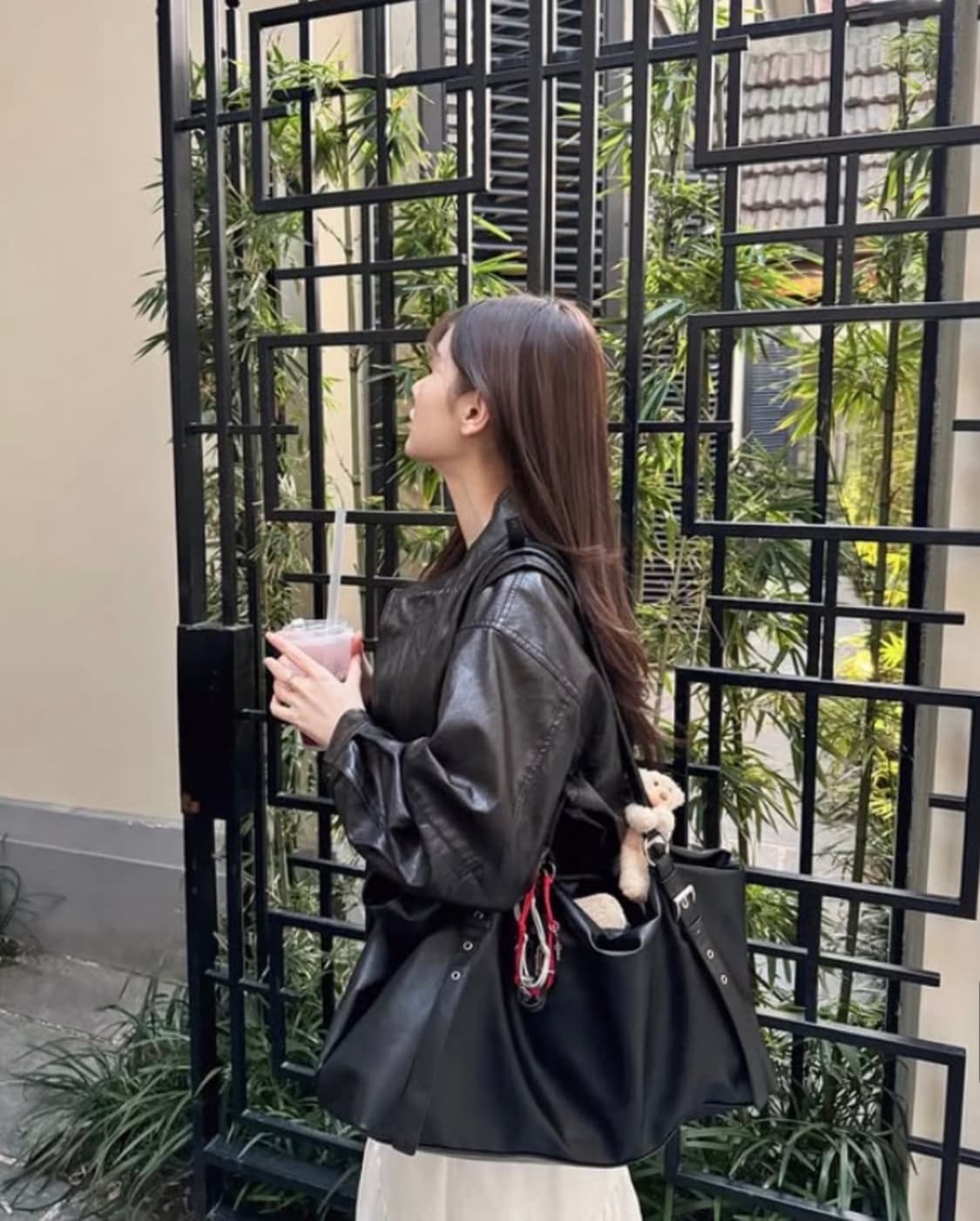 (새상품) 여밈 트라페즈 백 trapez bag (black) 상품이미지3