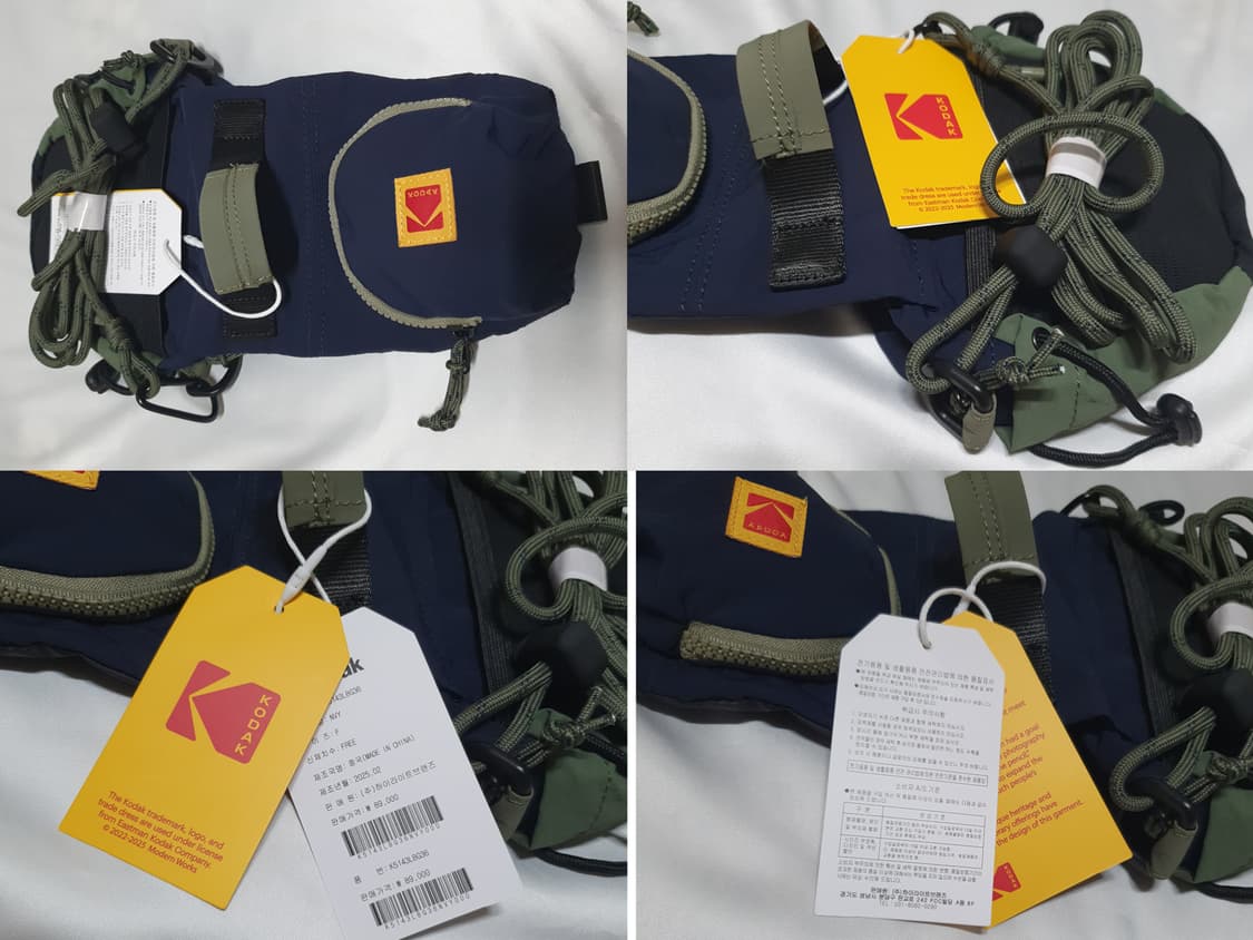 그린 네이비 옐로우 레드 코닥 카메라 줌백 미니백 크로스백 상품이미지7