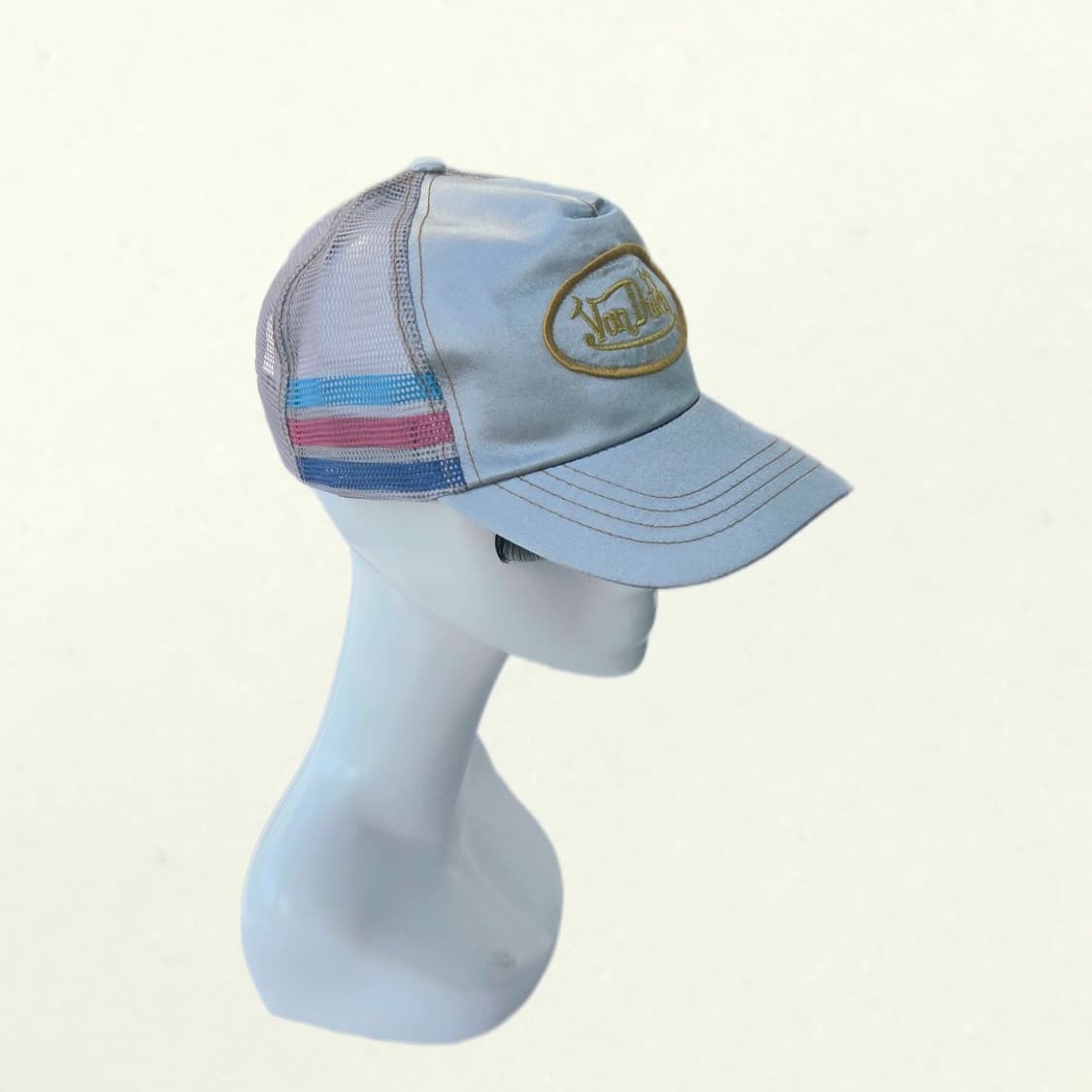 본더 실버x그레이 새틴 메쉬캡 데드스탁 상품이미지4