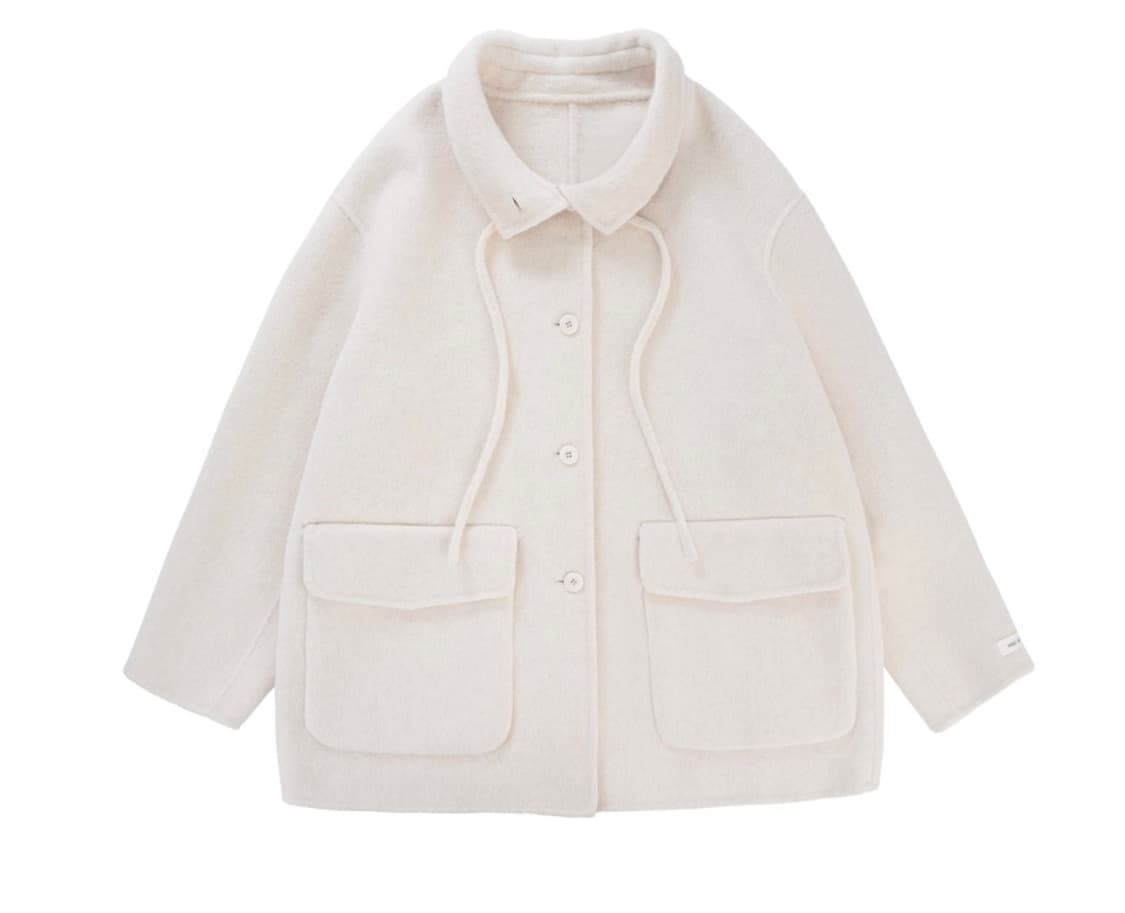 (새상품) 하프기장 핸드메이드코트 (정가174,000원) 상품이미지2