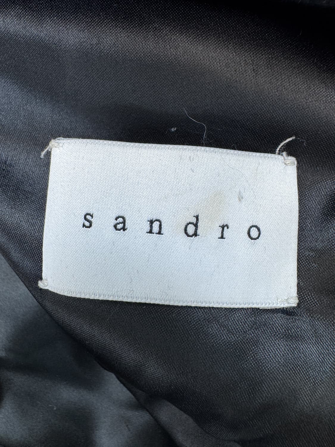 산드로 13fw 디아고날 집 울 코트 상품이미지5