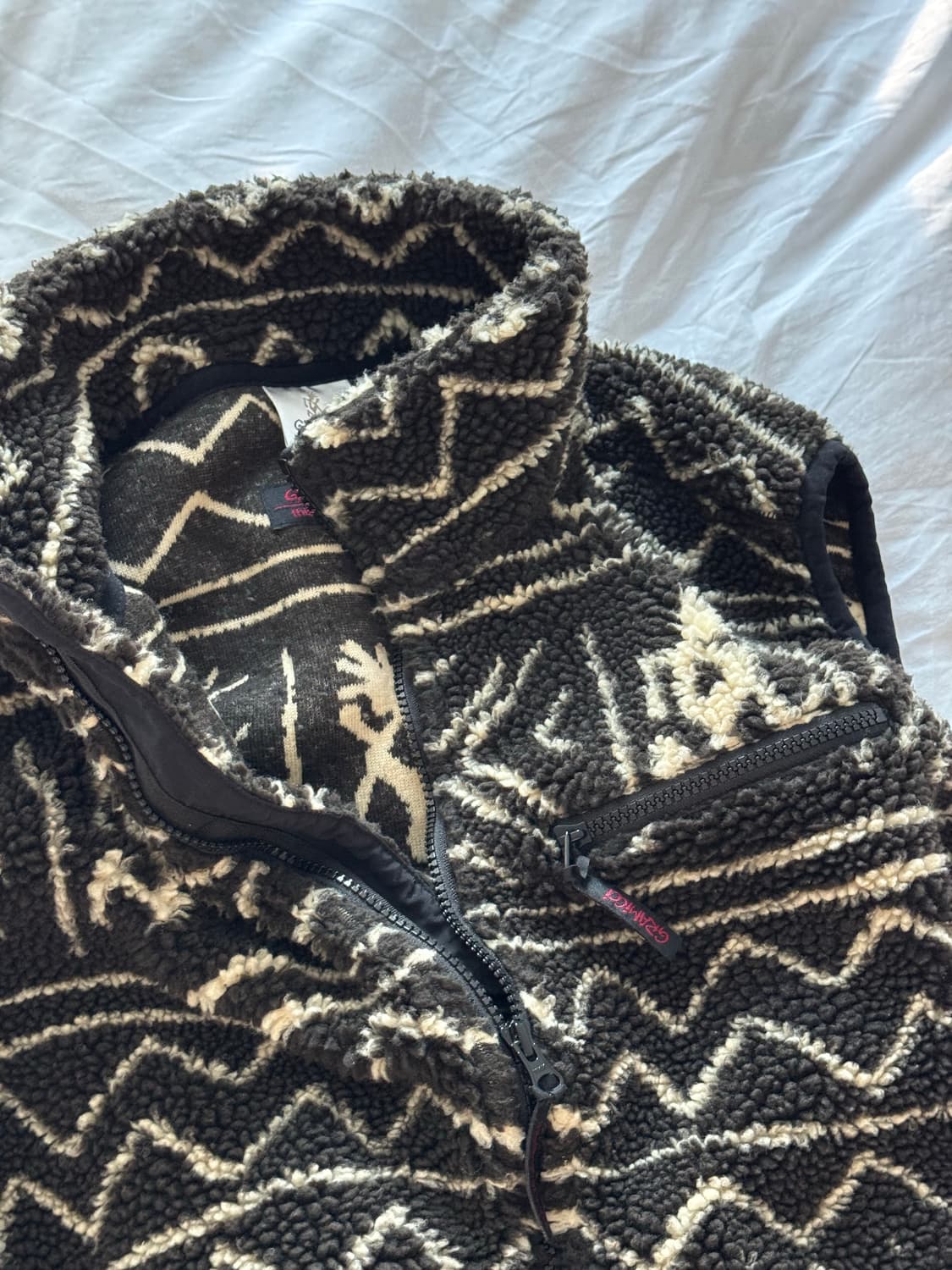 디네댓x그라미치 후리스 베스트 XL 상품이미지3