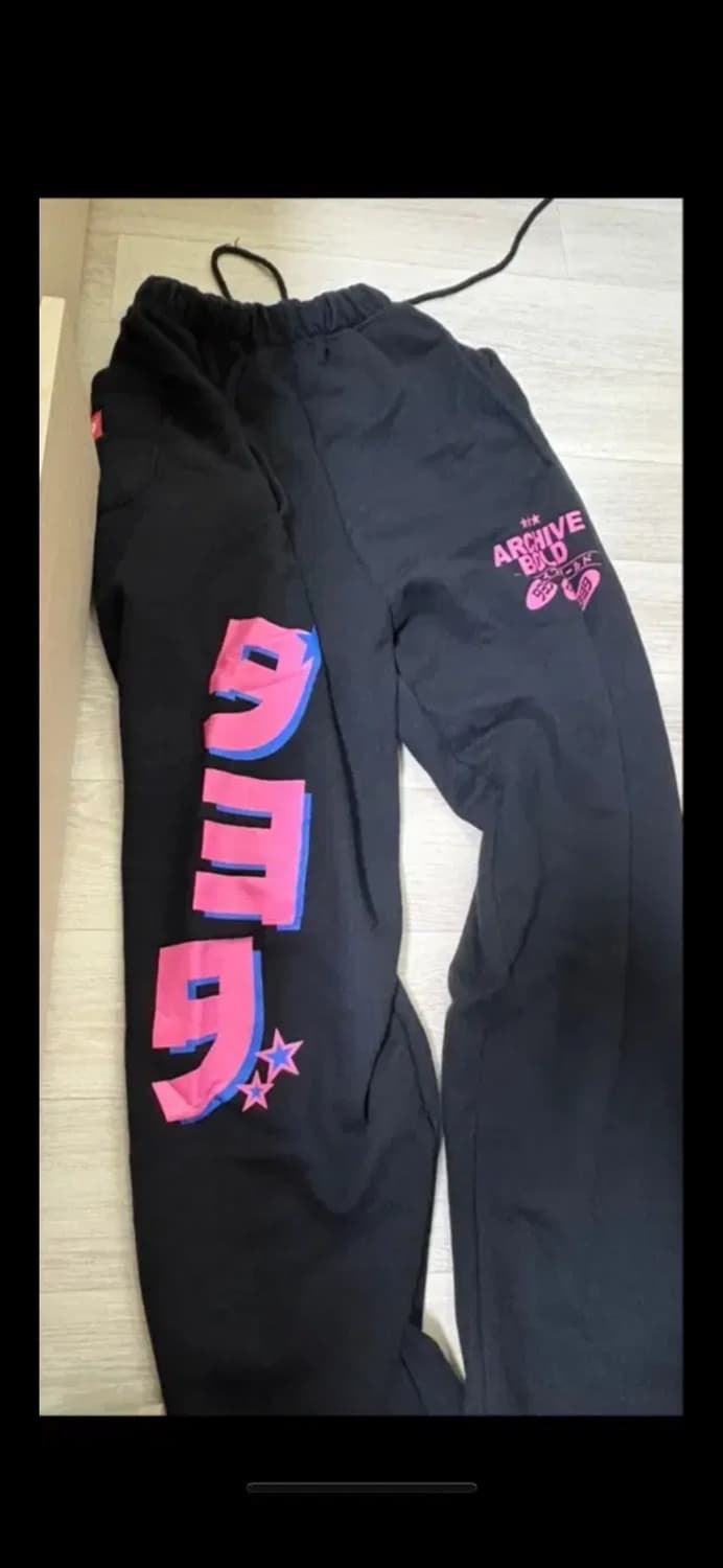 한정판) 아카이브 볼드 939 스웨트 팬츠 블랙 상품이미지3