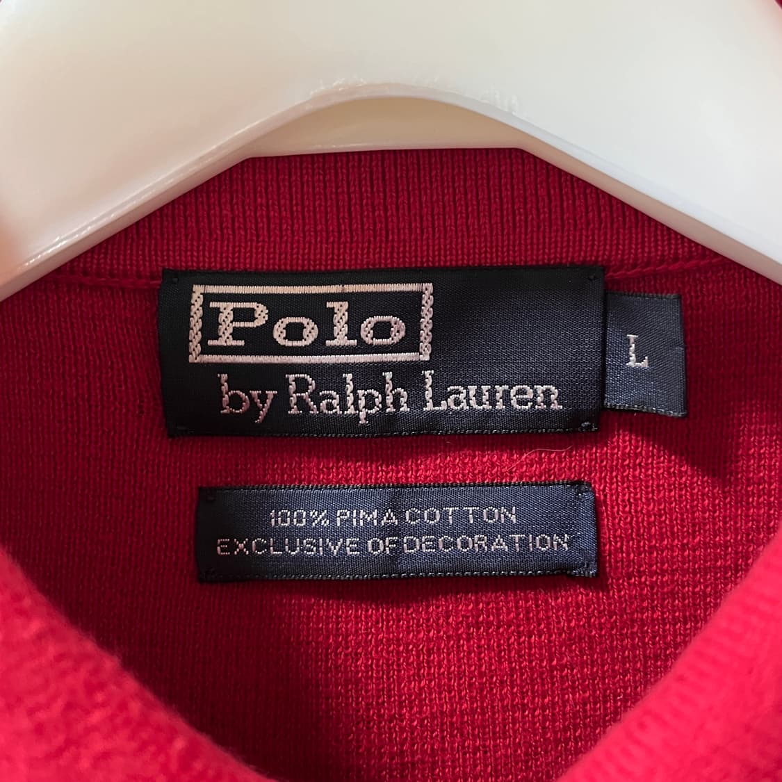 00s 폴로 랄프로렌 피마코튼 니트 폴로 셔츠 상품이미지2