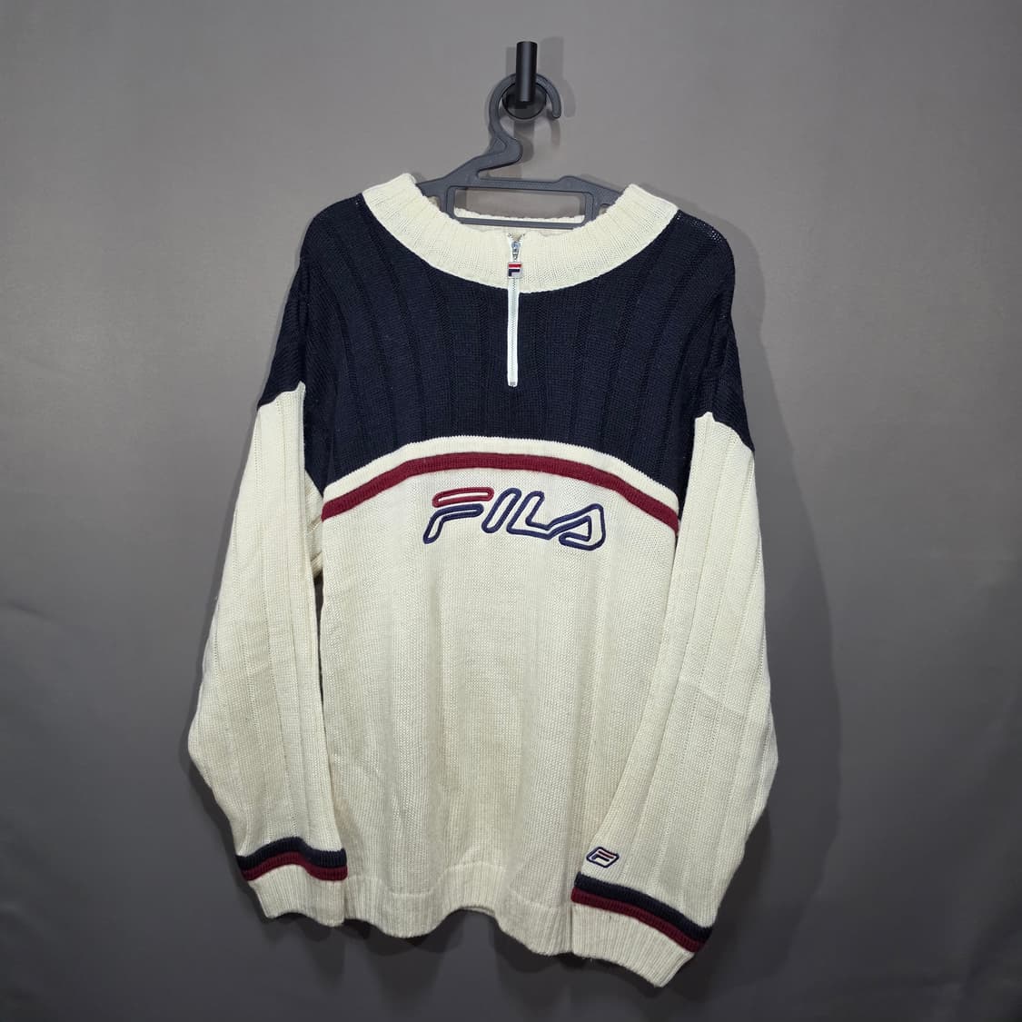 휠라 FILA 하프집업 니트 스웨터 상품이미지1