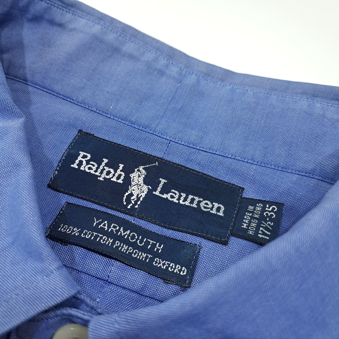 CK125 2XL 폴로 90s 홍콩판 멀티포니 블루 셔츠 남방 상품이미지3