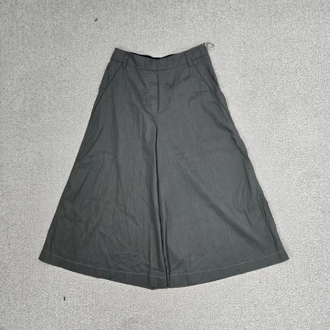 0821.듀엘 카키색 와이드 큐롯팬츠 55 상품이미지6