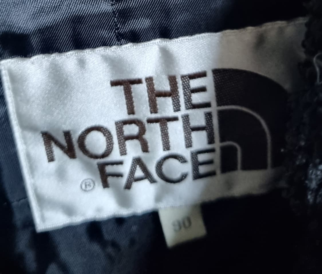 S (90) 노스페이스 블랙 플리스 후드 롱 집업  상품이미지3