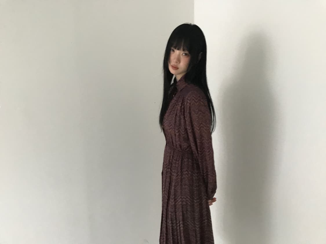 Oriental Pleats Shirts Dress 상품이미지7