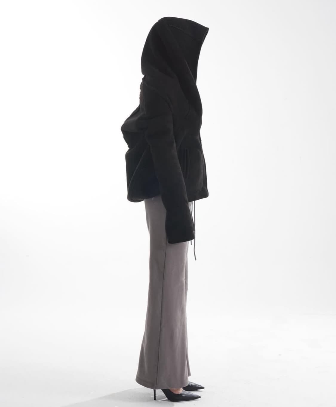 TEXEVASION-BLACK SOLID SUEDE 스웨이드무스탕 상품이미지2