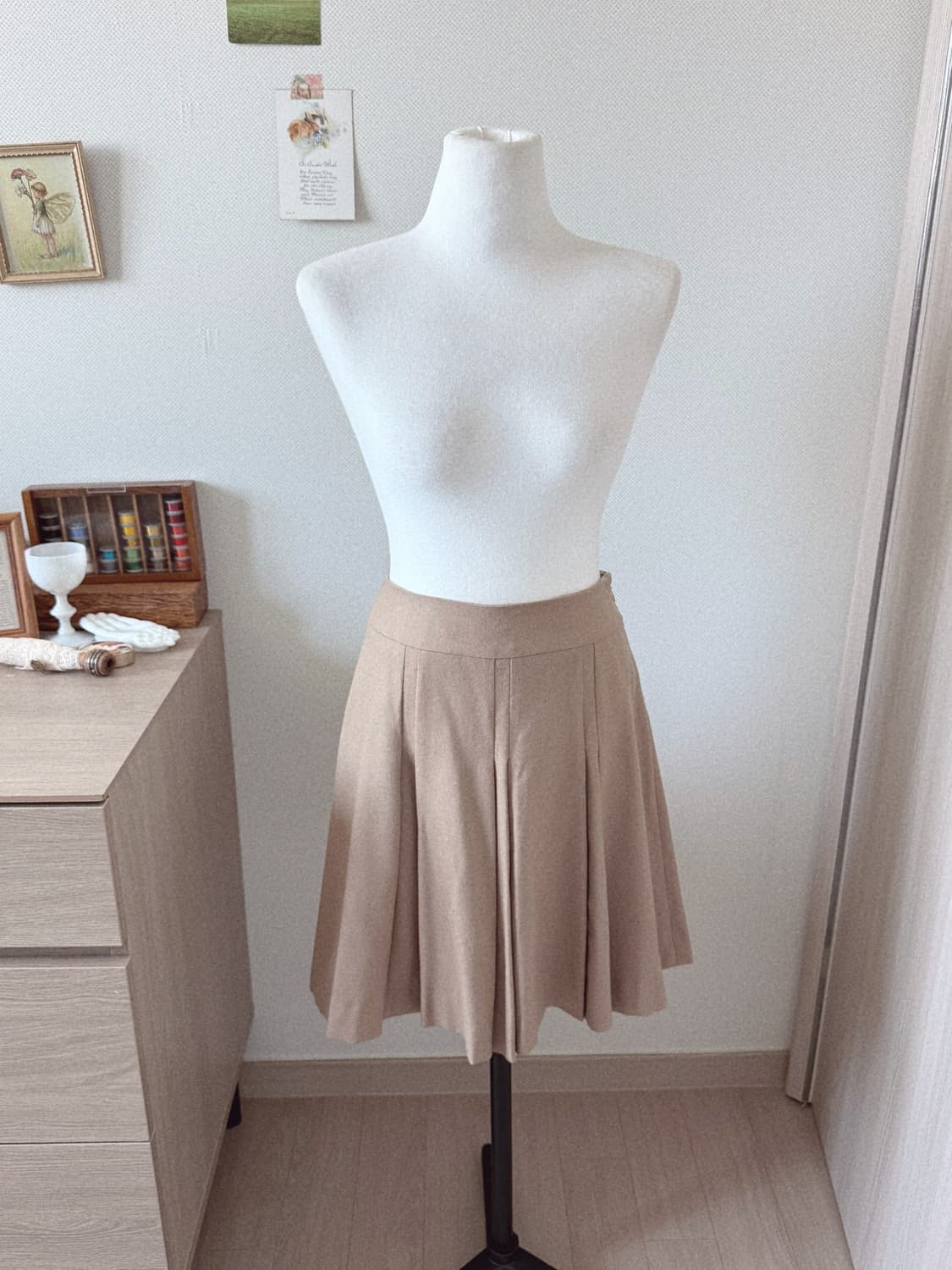 프릴니트+울 스커트 상품이미지2