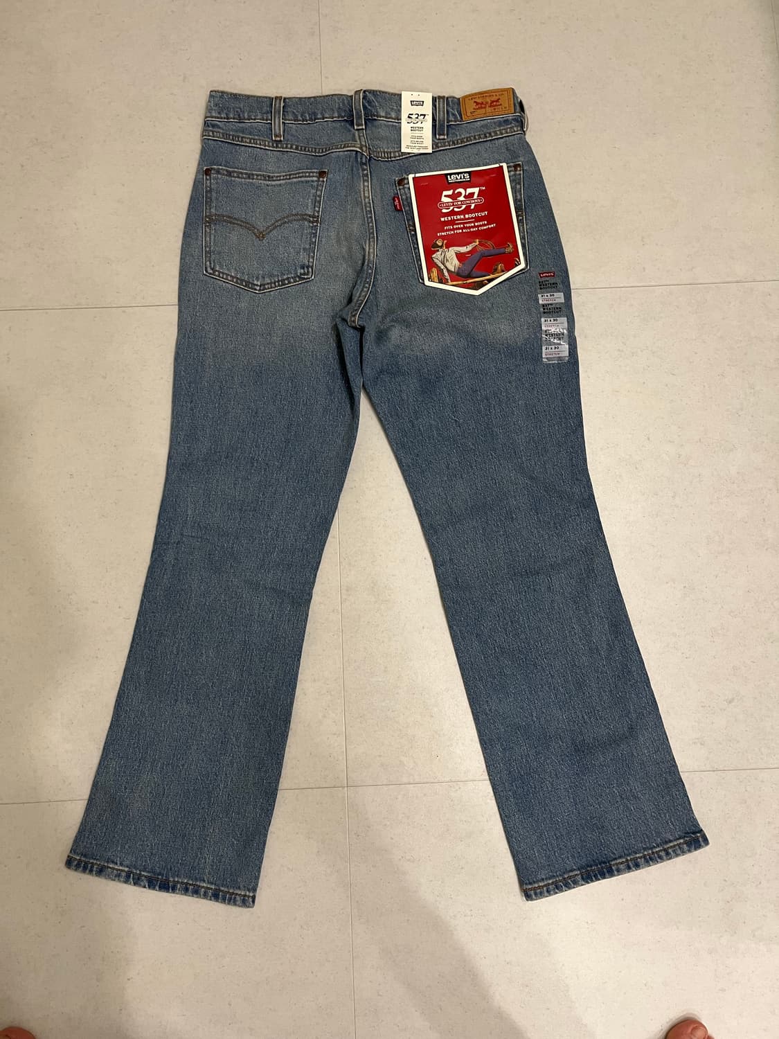 리바이스 537 웨스턴부츠컷 31*30 상품이미지2