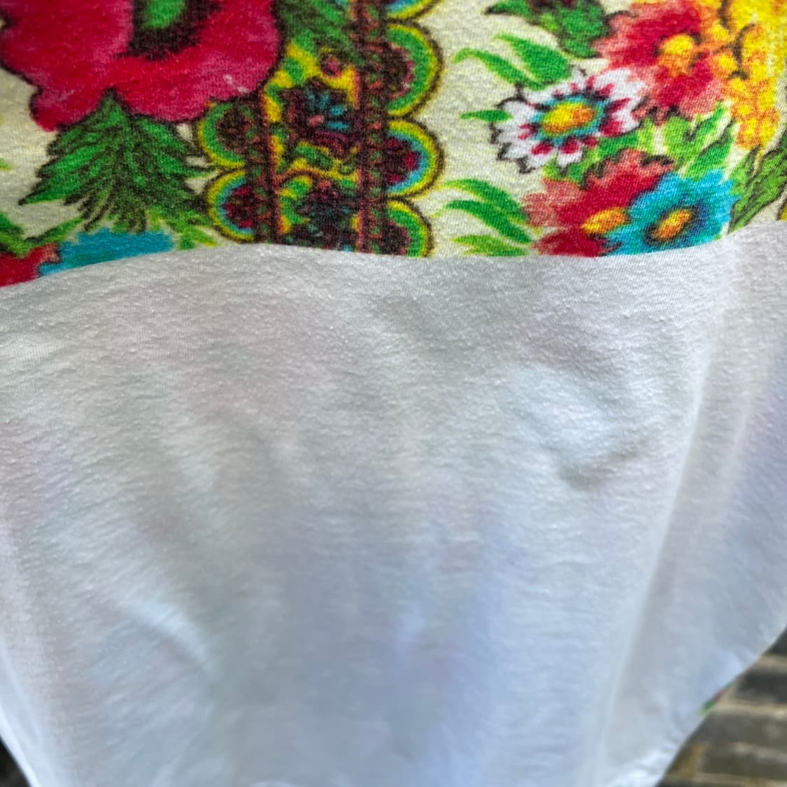 00s 꼼데가르송 플라워 티셔츠 상품이미지6