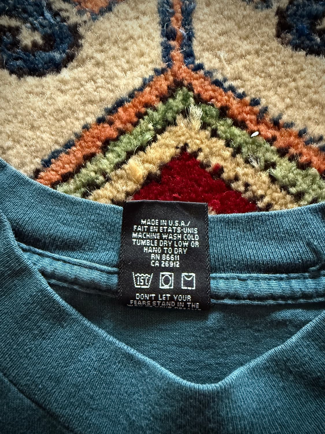 90s USA No Fear Live your Dearms 티셔츠 상품이미지10