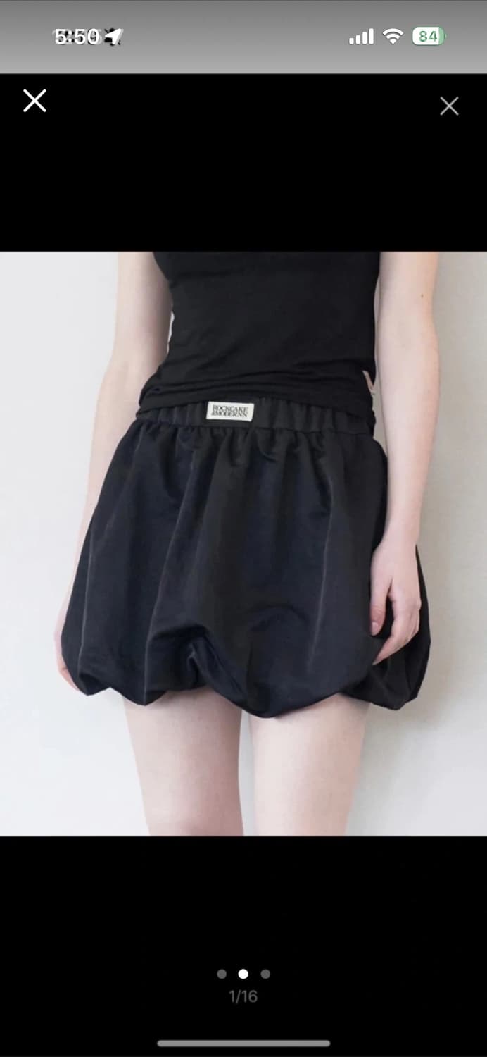 락케이크 벌룬 스커트 S 새상품 상품이미지2