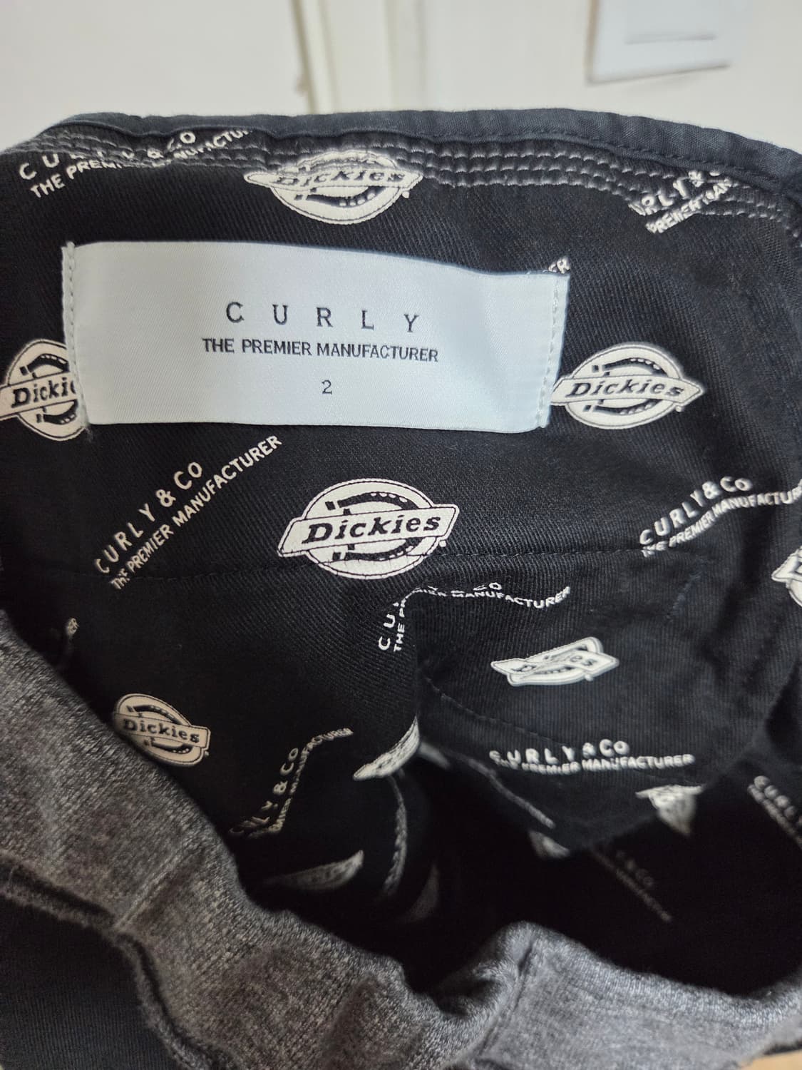 curly&co 디키즈 콜라보 면바지 2사이즈 상품이미지3