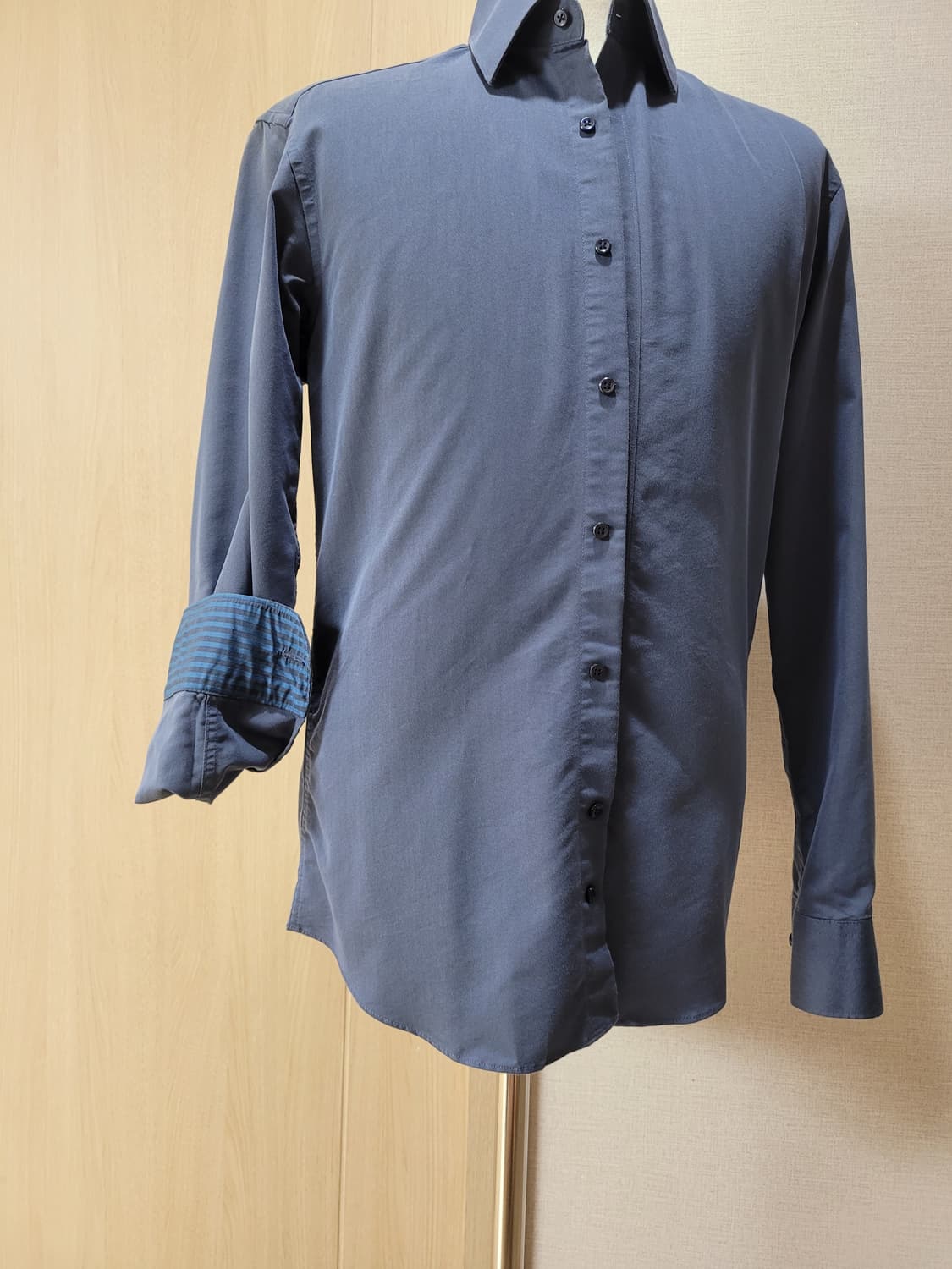 파코라반 Paco Rabanne 남자 셔츠 100 블루 상품이미지3