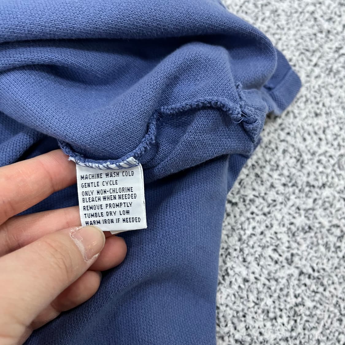 M 폴로랄프로렌 닻 자수 반팔 카라티 0320M 상품이미지3