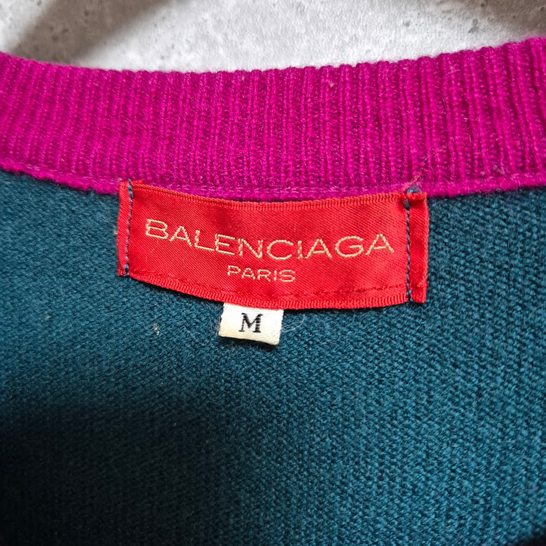 90's BALENCIAGA 발렌시아가 캐시미어 가디건 상품이미지6