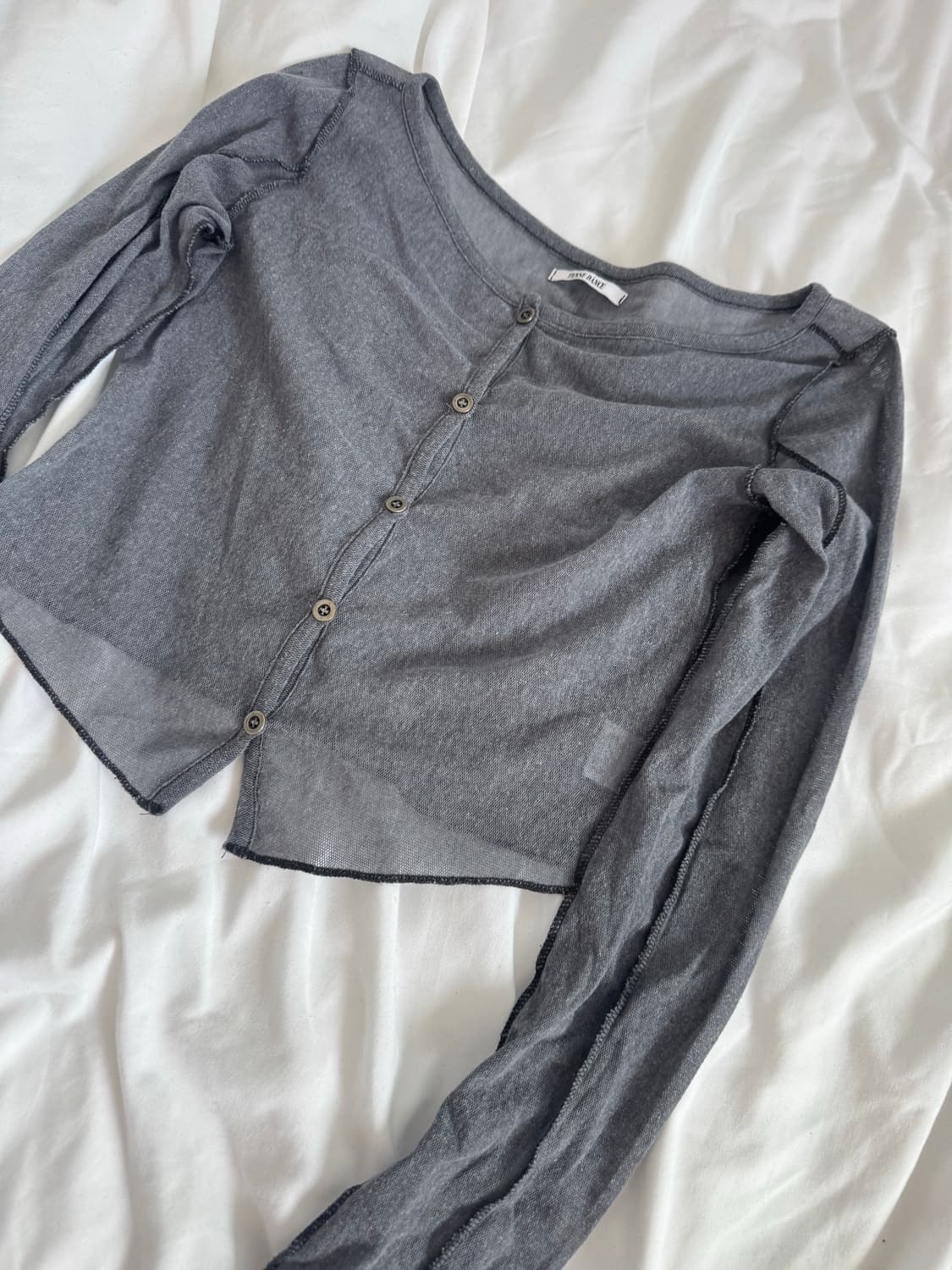 Tensedance see-through cardigan 상품이미지4