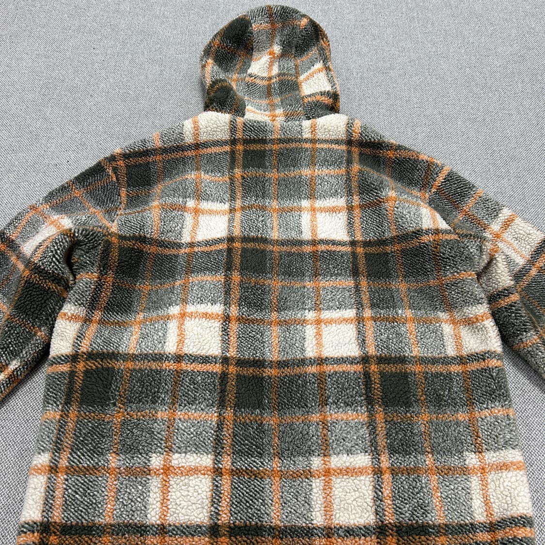 MLB 누빔 체크 쉐르파 플리스 자켓(95) 상품이미지5