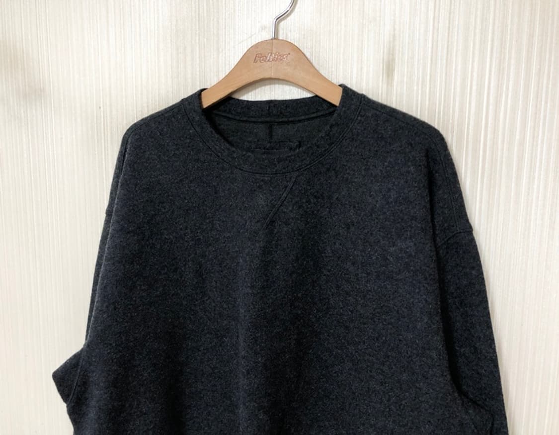 바나나리퍼블릭(BR) 울혼방 남성니트 L 차콜그레이 상품이미지6