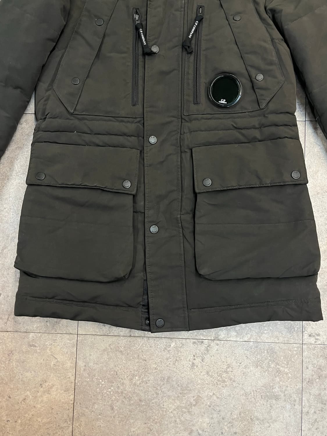 씨피컴퍼니 하프 렌즈 고글 패딩 자켓 100 #csz3003 상품이미지5