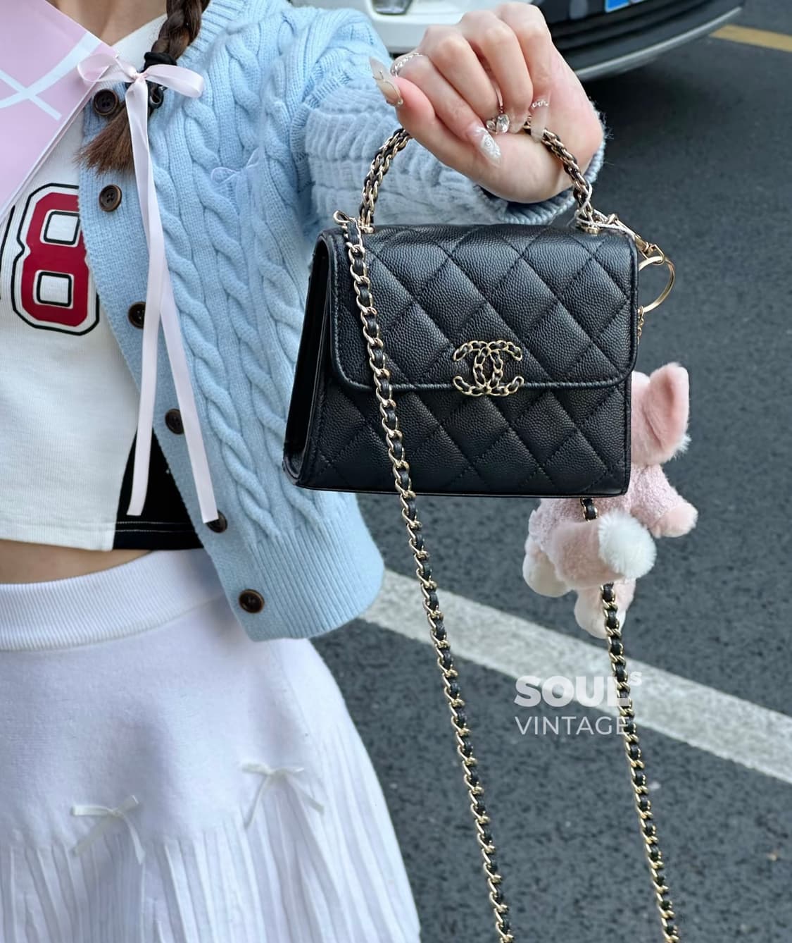 샤넬 뷰티 체인 핸들 크로스백 상품이미지4