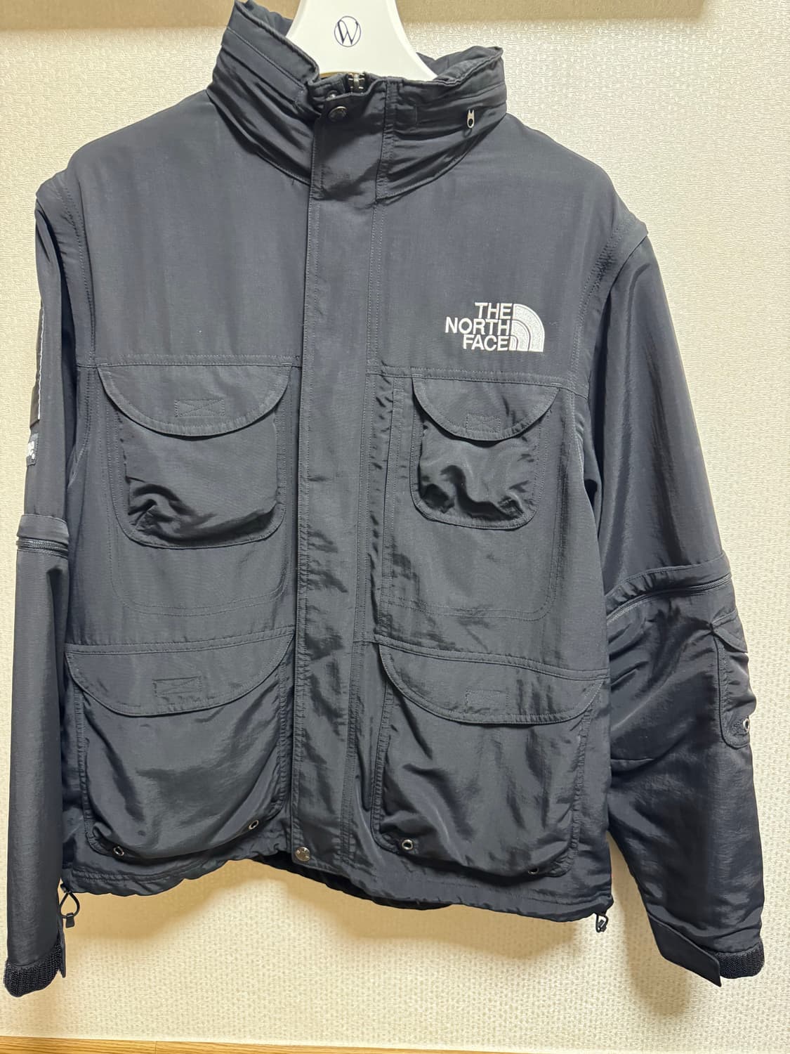 슈프림 x 노스페이스 트레킹 컨버터블 자켓 블랙 M 상품이미지1