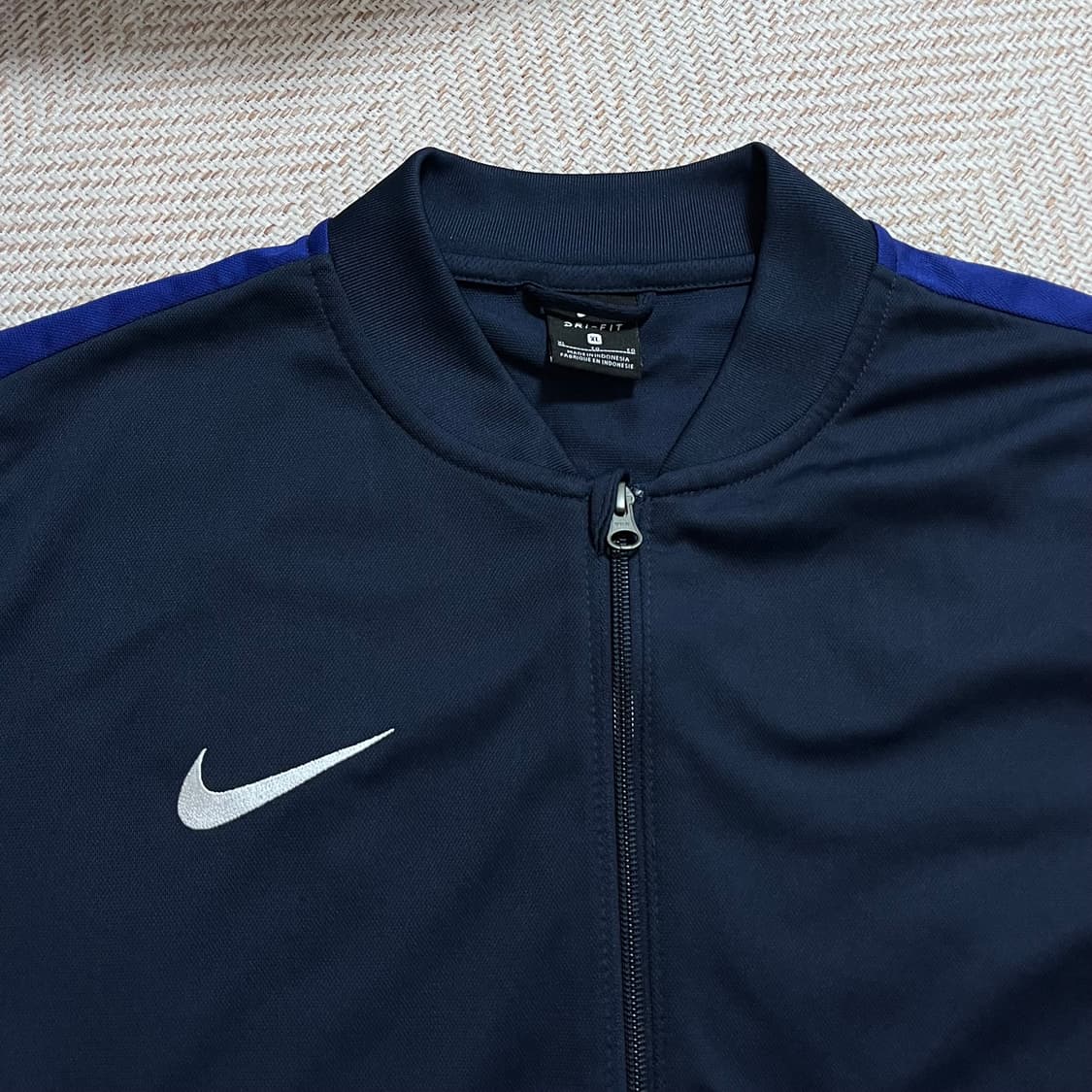 [정품] 나이키 네이비 화이트스우시 져지 집업 [ XL ] 상품이미지3