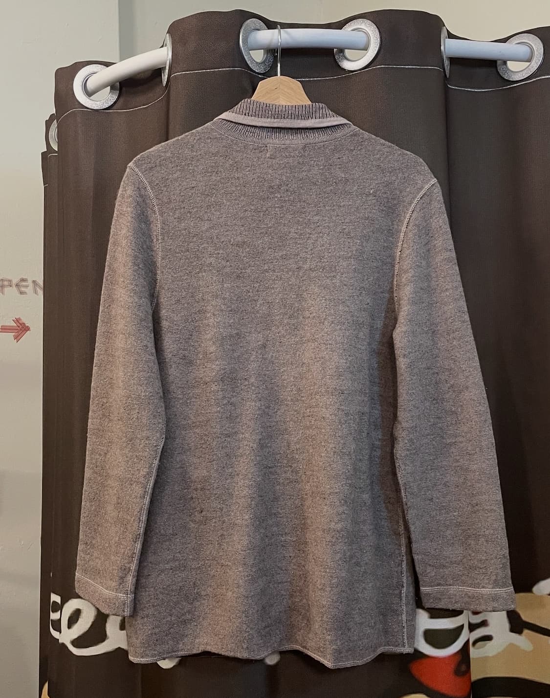 베이지 스티치 울100% 가디건 [무배] 상품이미지5