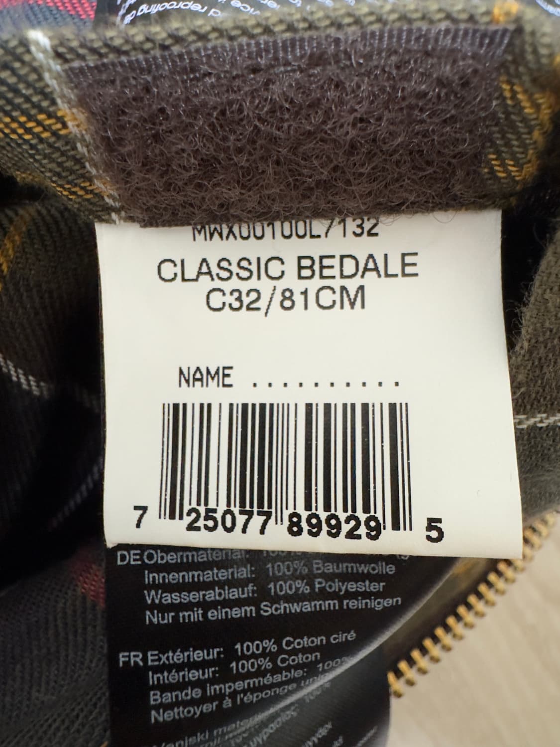 바버 클래식 비데일 c32 자켓 상품이미지9