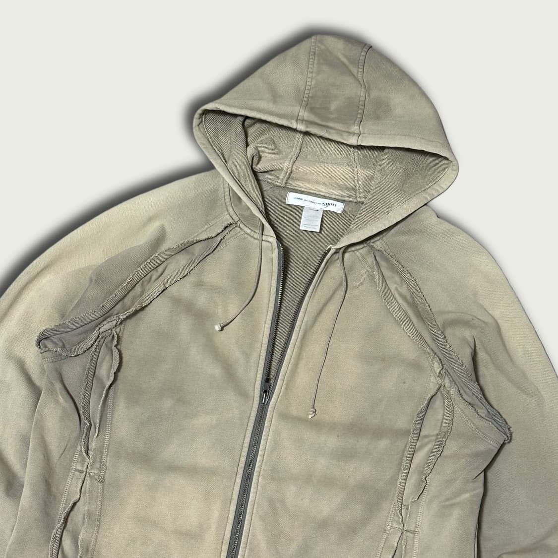 꼼데가르송 셔츠 컷아웃 후드집업 상품이미지2