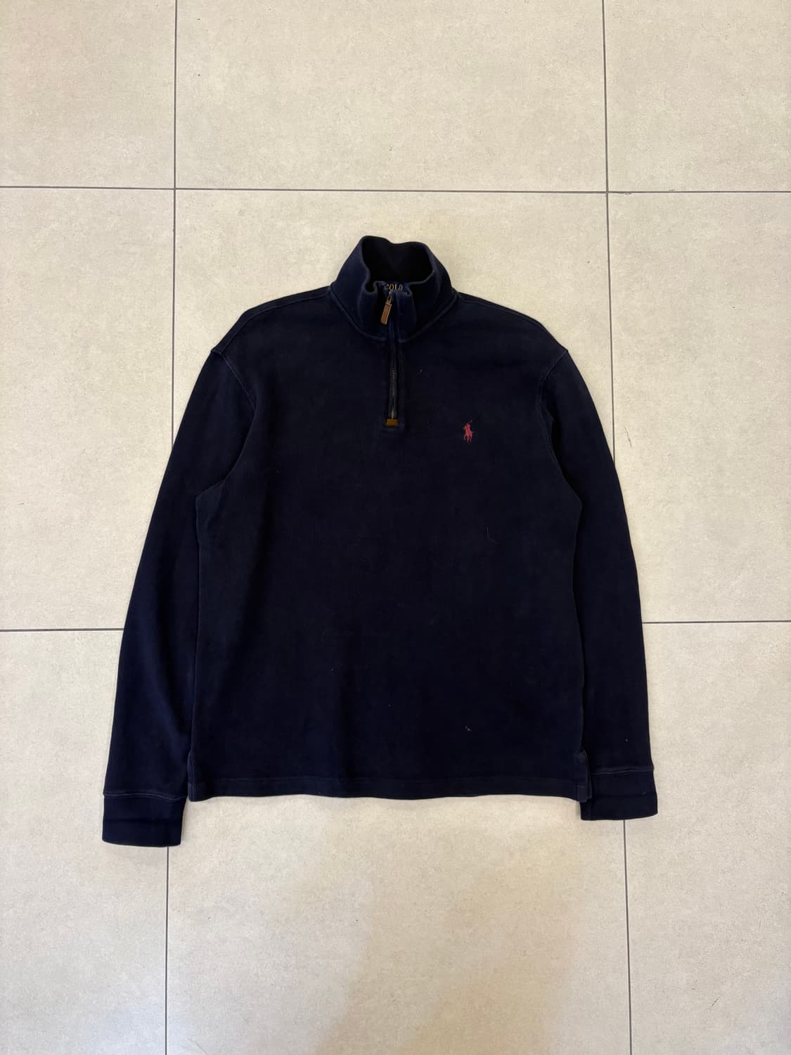 폴로 하프집업 네이비  상품이미지3