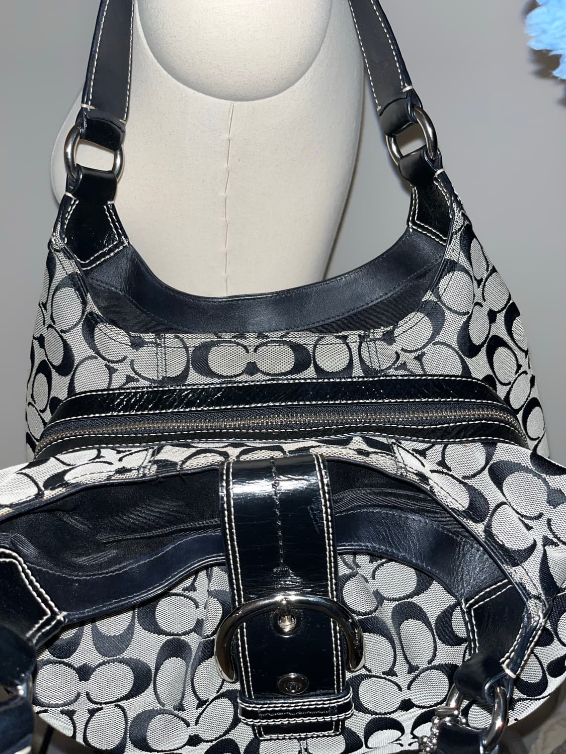 🎉BLACK FRIDAY🎉 Coach b&w bag 상품이미지9