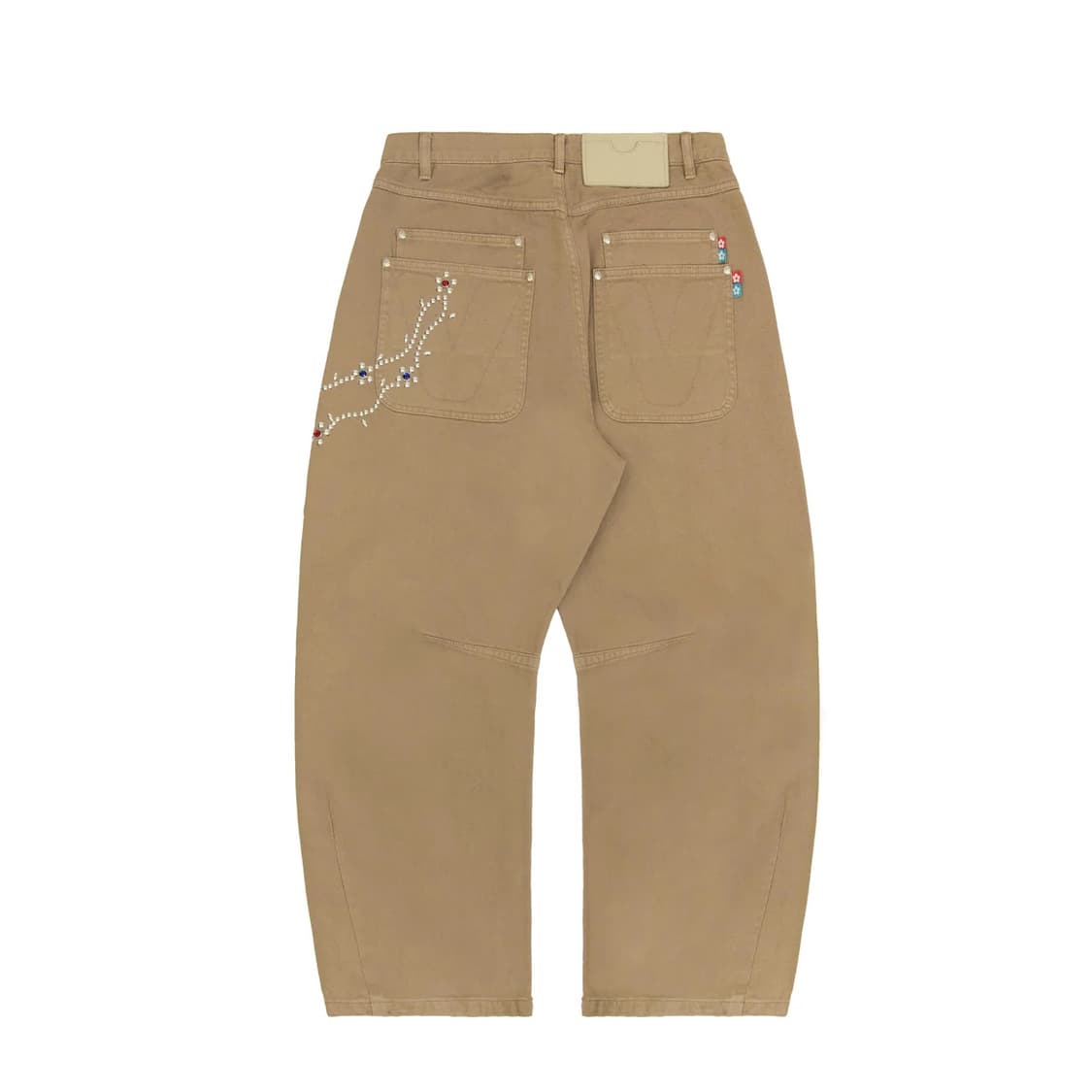 vandy the pink 스터드 팬츠 베이지 상품이미지2