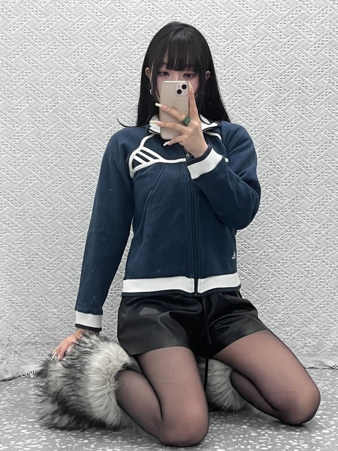 아디다스 재팬 희귀 스트릿 캐주얼 약기모 집업 L C10079 상품이미지2