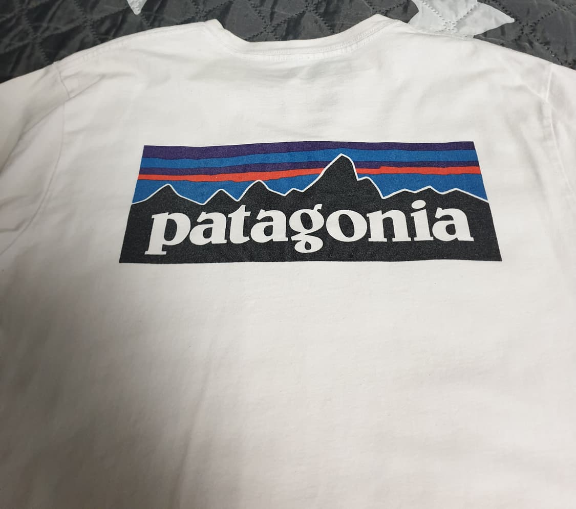 파타고니아 레귤러핏 백 프린팅 반팔티 (S) 상품이미지2