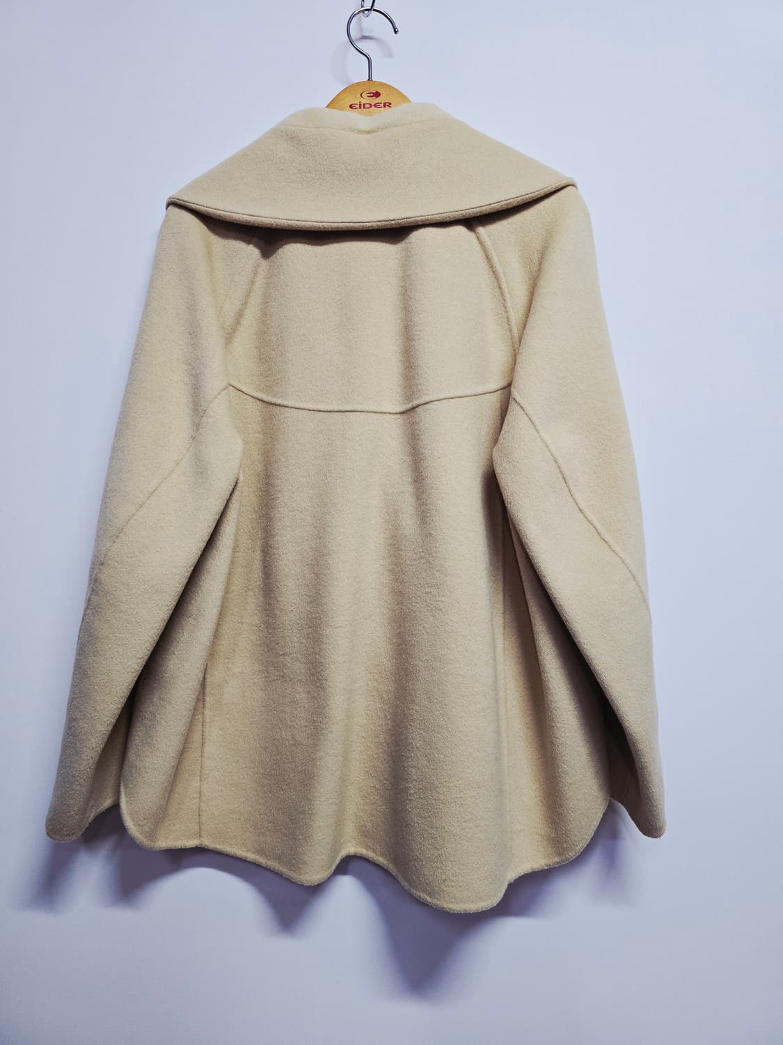 zooc 쥬크 베이지색 하프 코트 캐시미어 상품이미지5