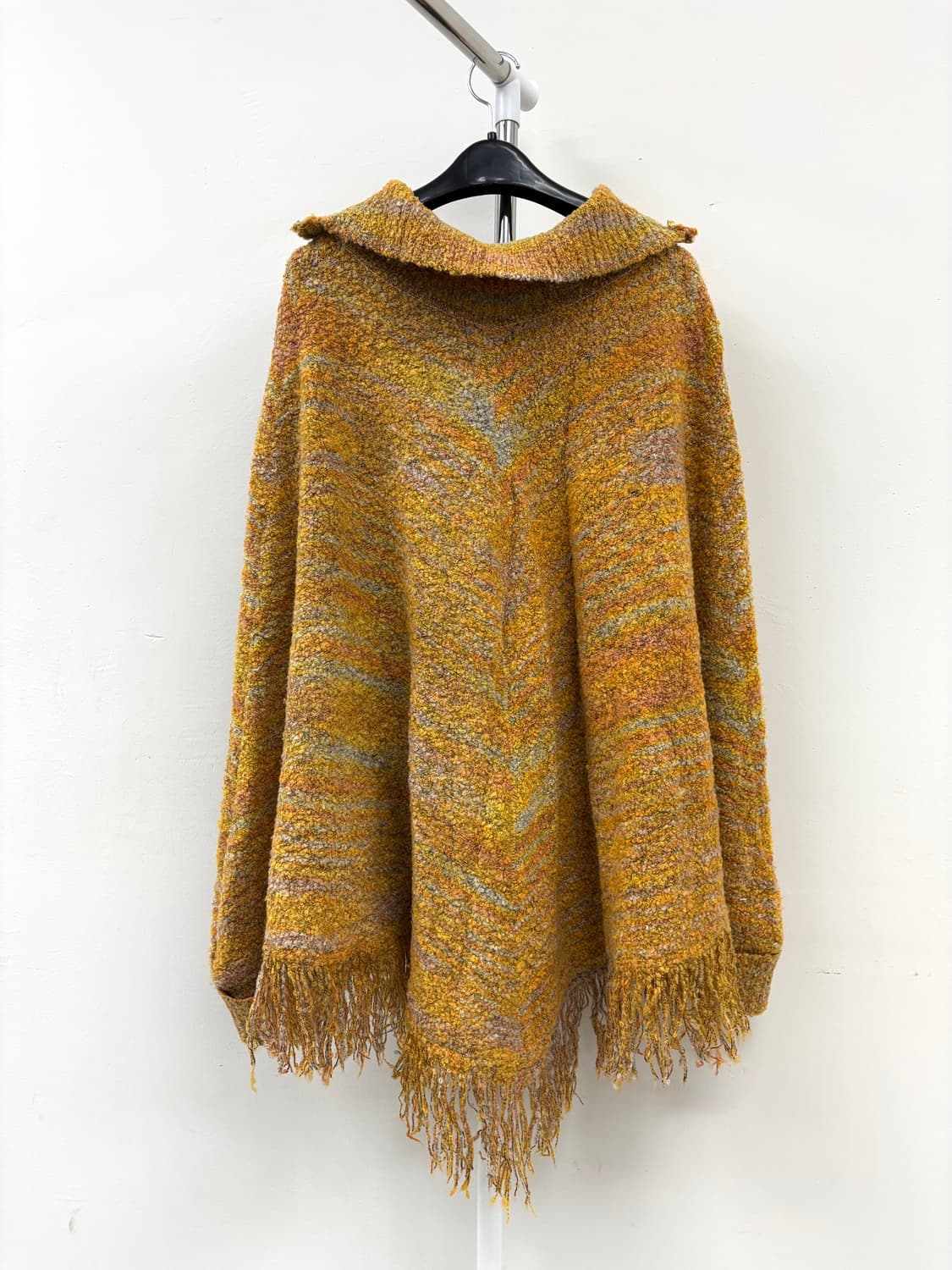 빈티지 보헤미안 니트 판쵸 케이프 망토 상품이미지8