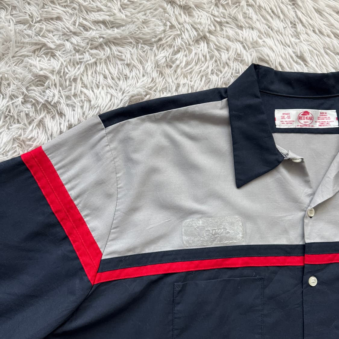 RED CAP 일본빈티지 빅사이즈 긱시크 반팔셔츠 xxxl 3xl 115 상품이미지1