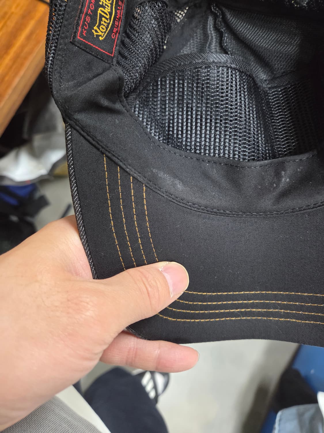 본더치 빈티지 데님 트러커 메쉬 모자 프리  상품이미지8