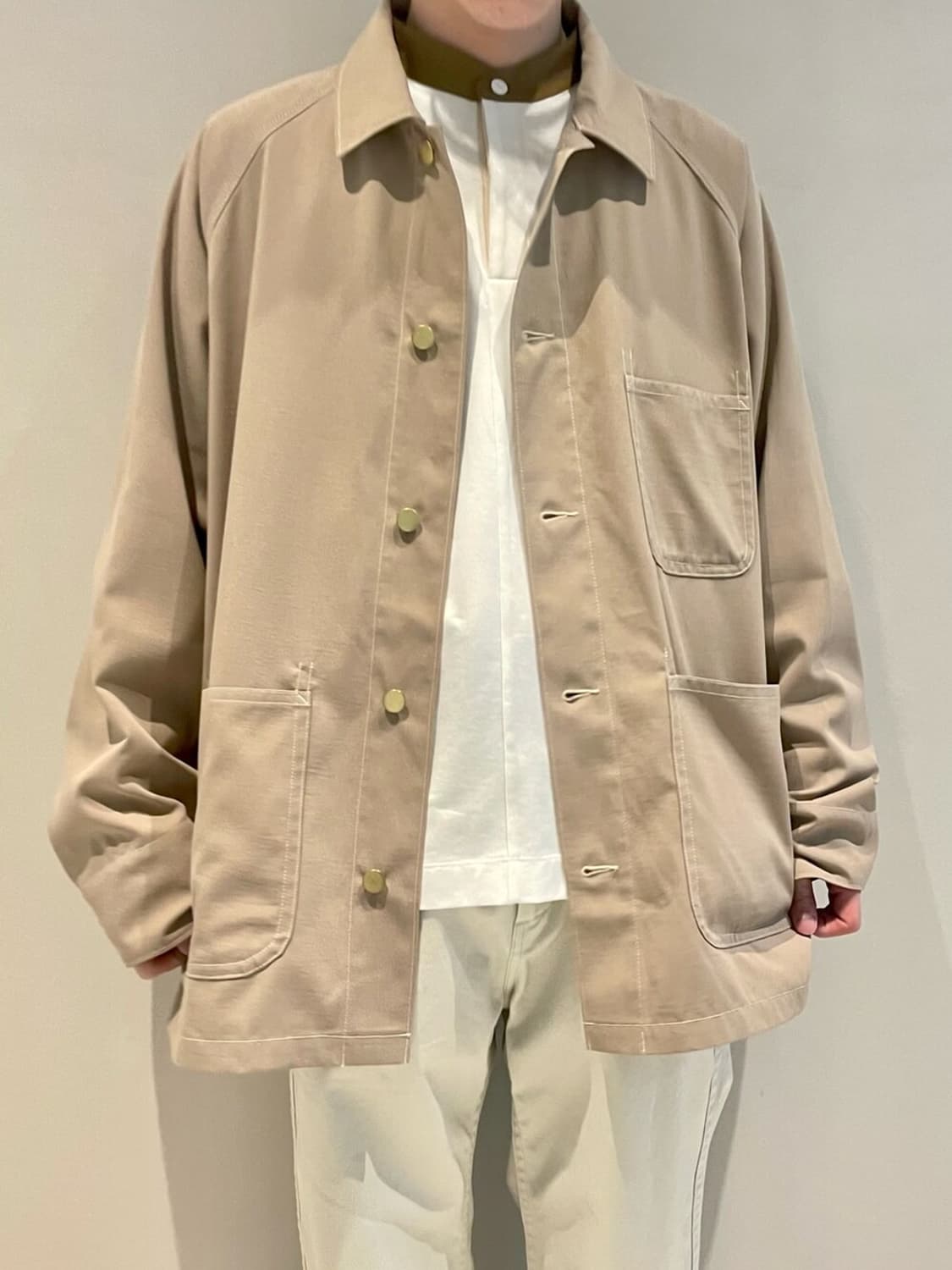 BEAMS LIGHTS Twill Coverall 상품이미지3