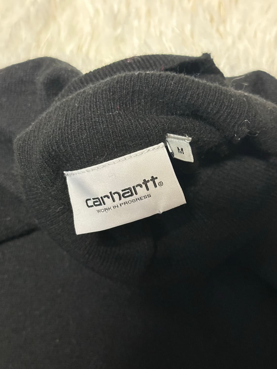 칼하트 윕 블랙 터틀넥 M 상품이미지3